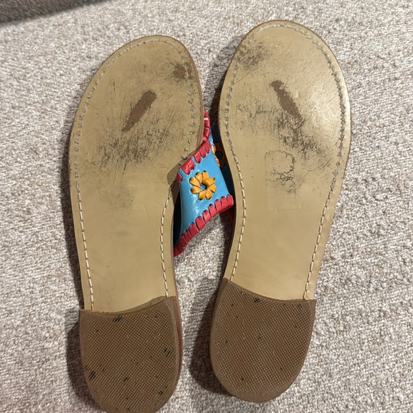 Jack Rogers Limited Edition Kenny Scharf Sandals Size 8 - Picture 8 of 10